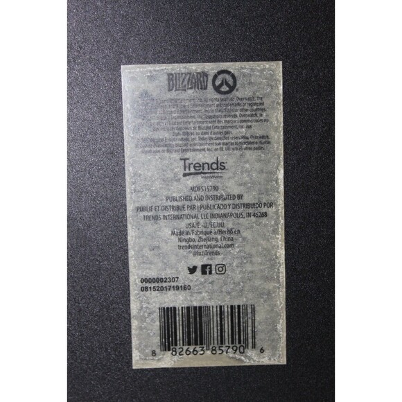 Overwatch Battle Mounted Wall Print 11.5" X 8" Wood Plaque Blizzard Year 2017 - Picture 6 of 7